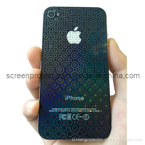 3D Fish Scale Design Screen Protector for iPhone 4 Front and Back